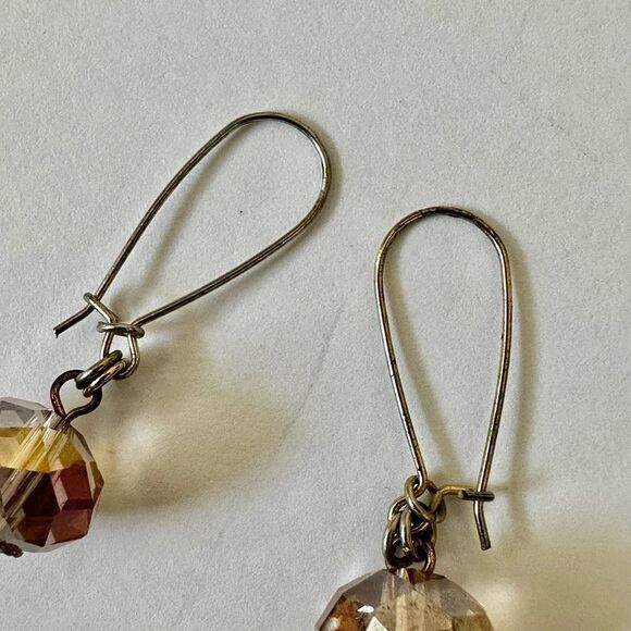 Crystal drop earrings - Picture 4 of 5